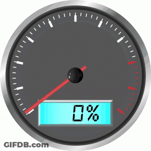 Digital Meter Reached A Hundred GIF