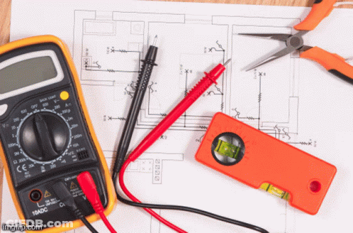 Digital Multimeter On Drawing GIF
