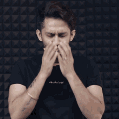 Digital Pratik Disappointed Rubbing Face Palm Reaction GIF