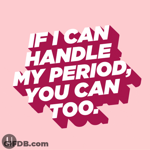 Digital Text Design On Handling Period GIF