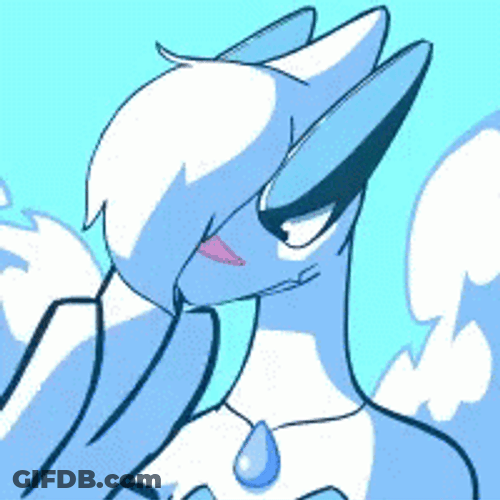 Diives Lugia Pokemon Shy Blush GIF