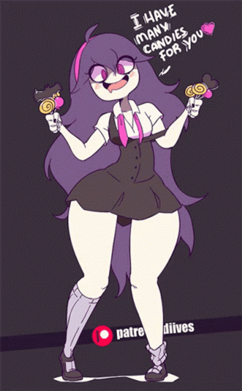 Diives Mikan Tsumiki Danganronpa Candies GIF