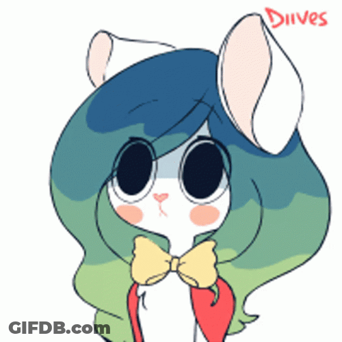 Diives Shocked Embarrased Girl Wolf GIF