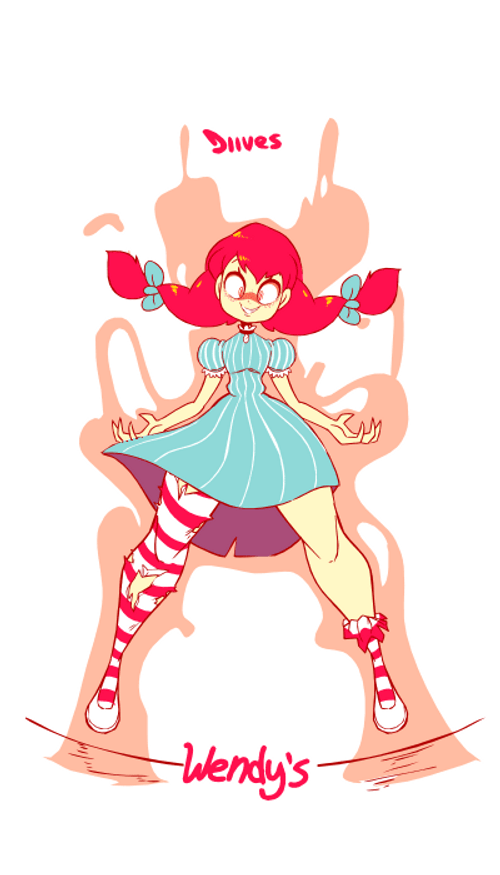 Diives Wendy's Angry Fired Up GIF