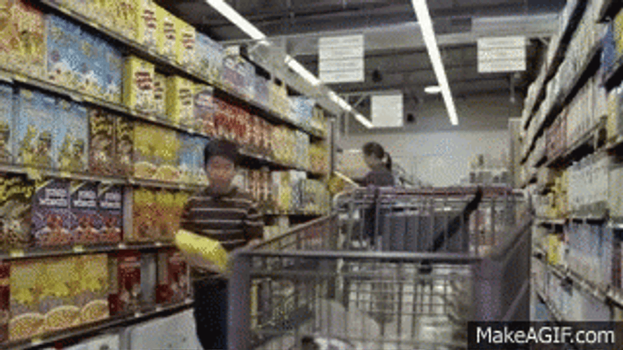 Dikembe Mutombo Blocks Cereal Box GIF