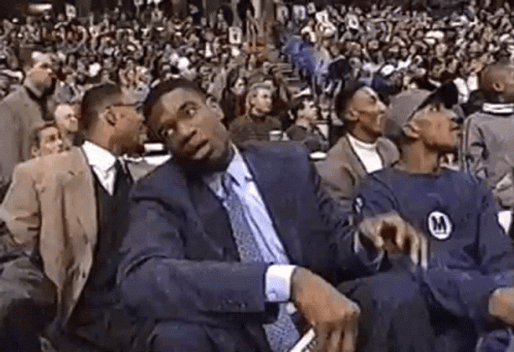 Dikembe Mutombo Disappointed On The Game GIF