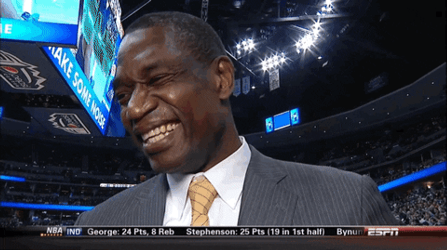 Dikembe Mutombo Finger Shake And Smile GIF