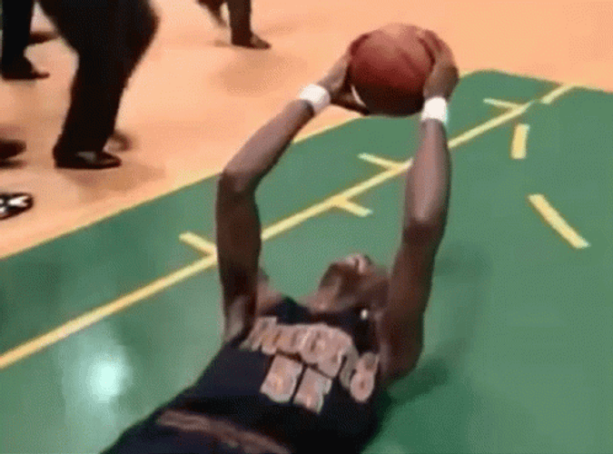 Dikembe Mutombo Get The Ball GIF
