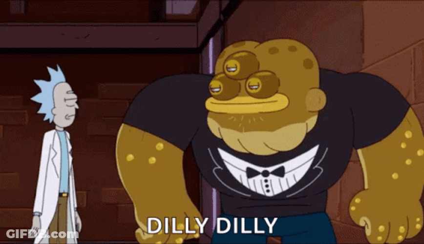 Dilly Dilly Rick And Morty GIF