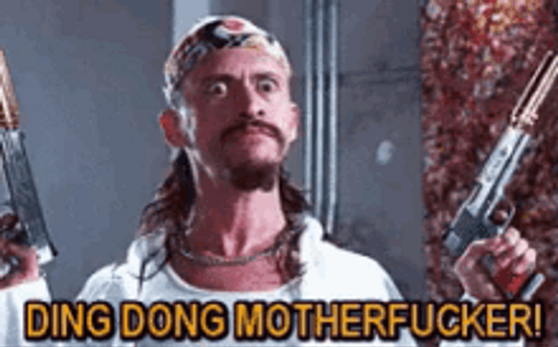 Ding Dong The Witch Is Dead Holding Gun GIF