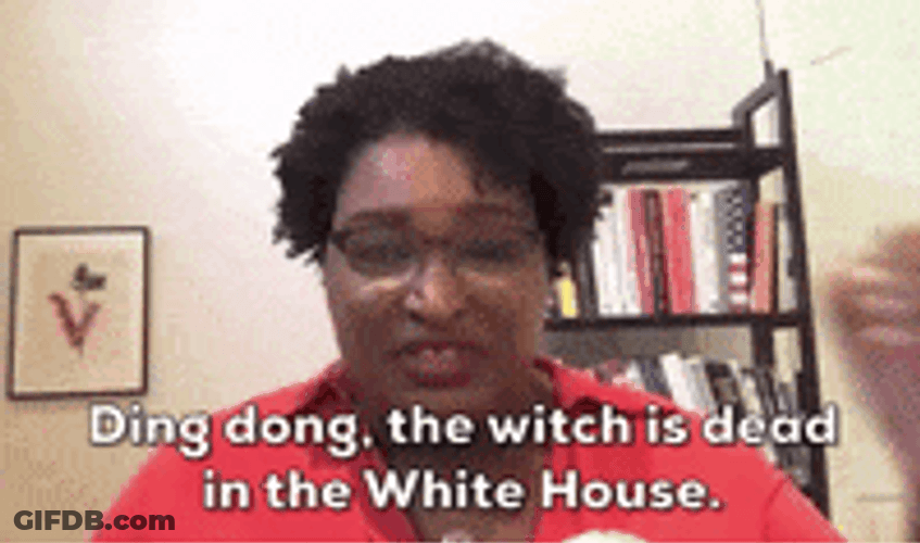Ding Dong The Witch Is Dead In The White House GIF