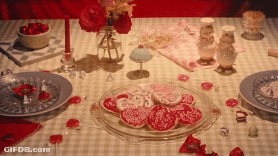Dinner Date Happy Valentine's Day Son GIF