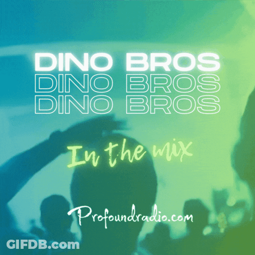 Dino Bros In The Mix Poster GIF