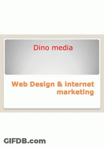 Dinomedia Web Design Company Ad Bristol GIF