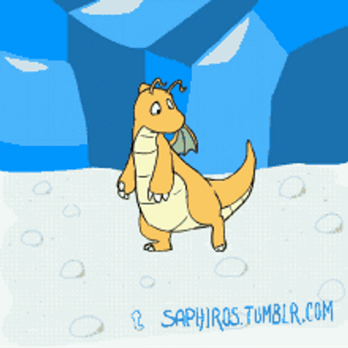 Dinosaur Belly Inflation Animation GIF