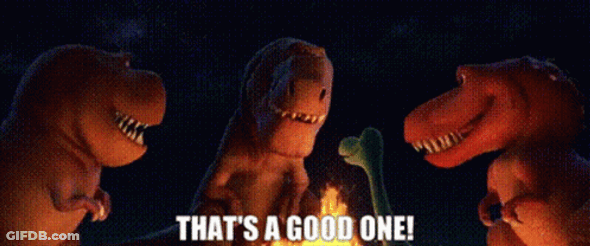 Dinosaur Campfire GIF