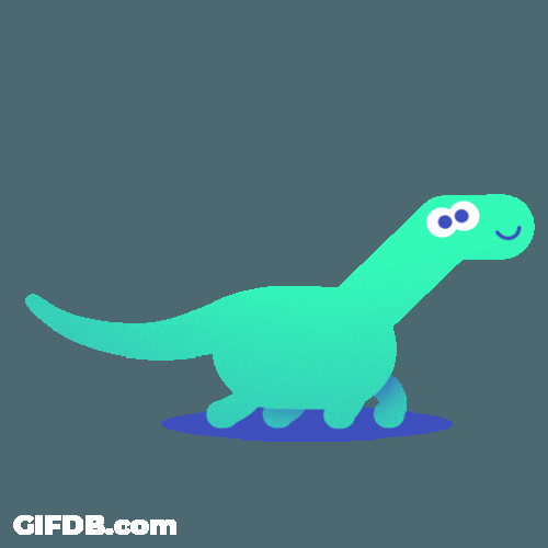 Dinosaur Dance 3D GIF