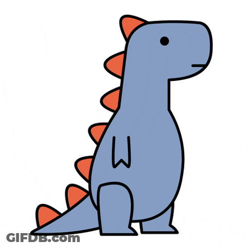Dinosaur I Love You GIF