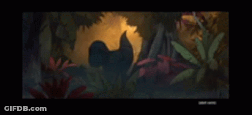 Dinosaur In Jungle GIF