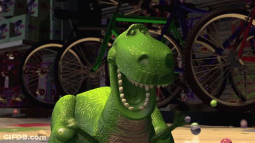 Dinosaur Rex Screaming GIF