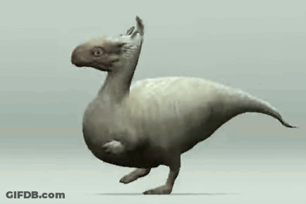 Dinosaur Running GIF