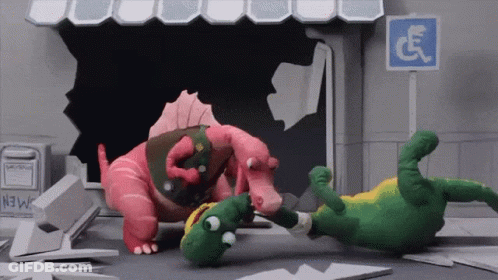 Dinosaur Saying Happy Birthday GIF
