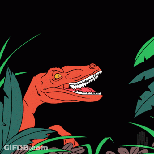 Dinosaur Saying Yasss GIF
