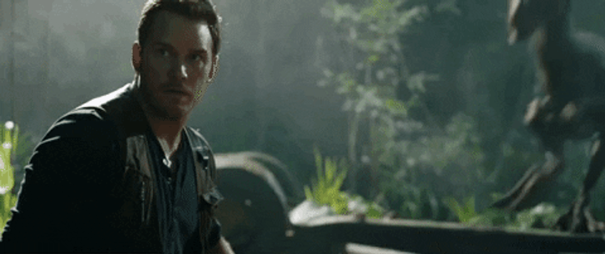 Dinosaur Scaring In Jurassic World GIF