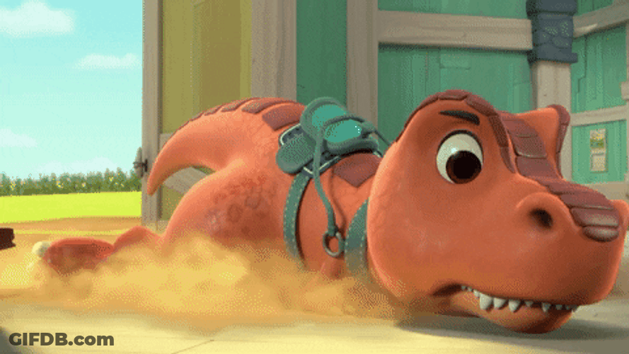 Dinosaur Sigh GIF
