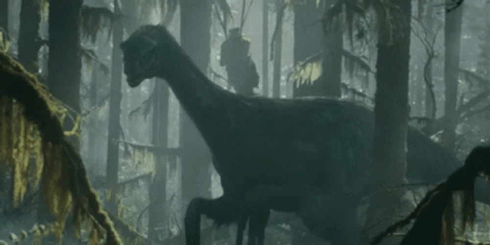 Dinosaur Sneaking Jurassic World GIF