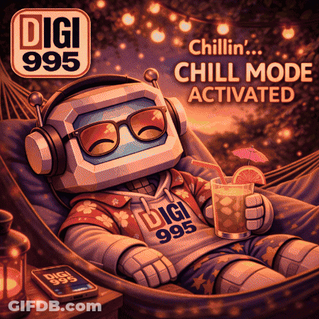 Dinosaur Wearing Headphones Saying We Chillin GIF
