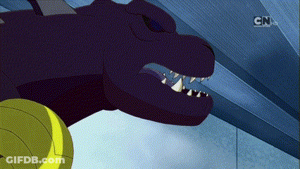 Dinosaur With CN GIF
