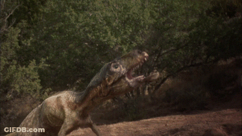 Dinosaur With Mouth Open GIF