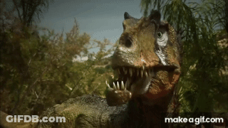 Dinosaur With Mouth Open GIF