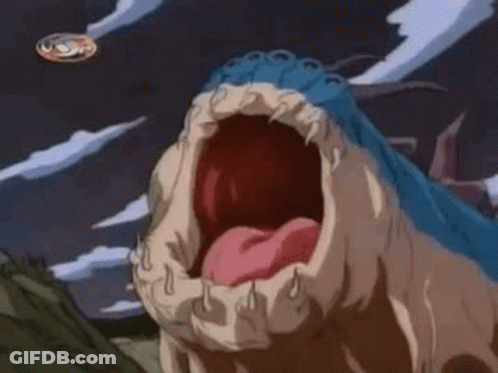 Dinosaur With Open Mouth And Tongue Out GIF