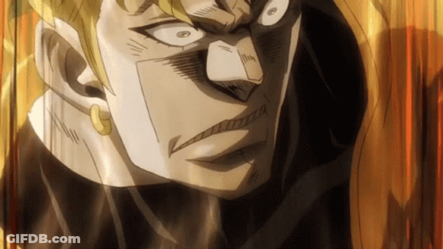 Dio Brando Says What GIF