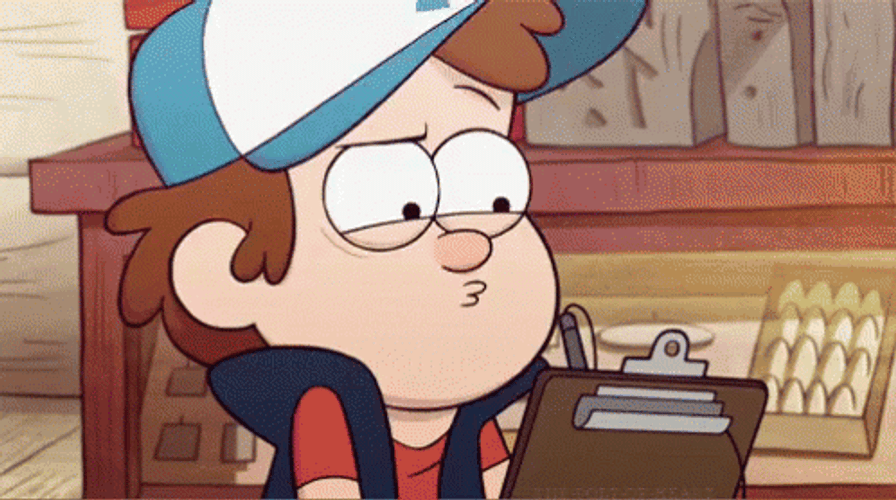 Dipper Pines Bobbing His Head GIF