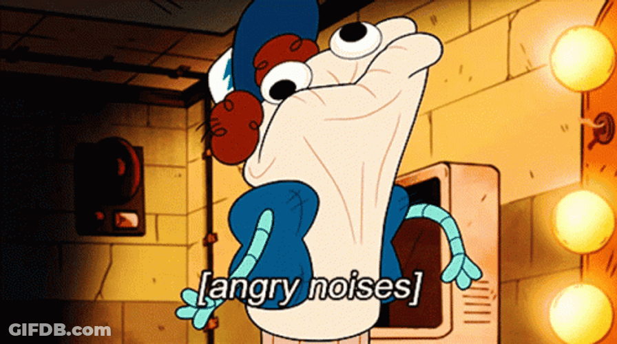 Dipper Pines Doing Angry Noises In Gravity Falls GIF