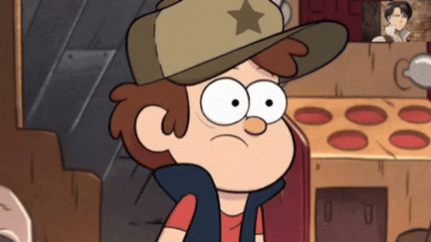 Dipper Pines Getting Shocked GIF