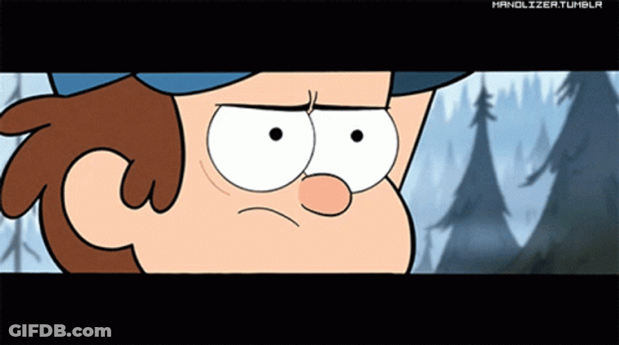 Dipper Pines In Gravity Falls Got Angry GIF
