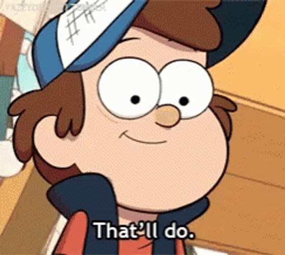 Dipper Pines Satisfied GIF