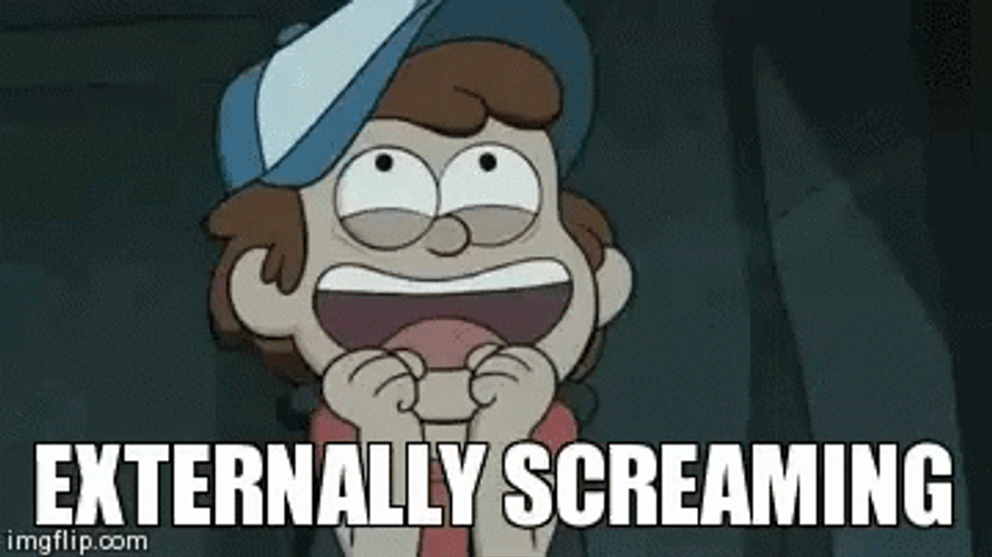 Dipper Pines Screaming GIF