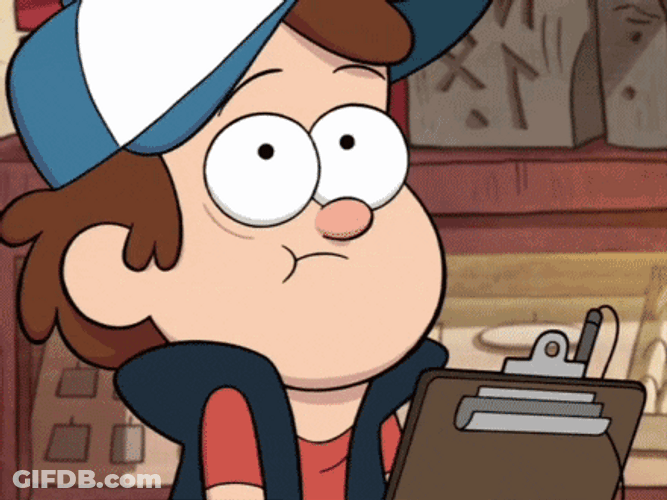Dipper Pines Take Notes GIF