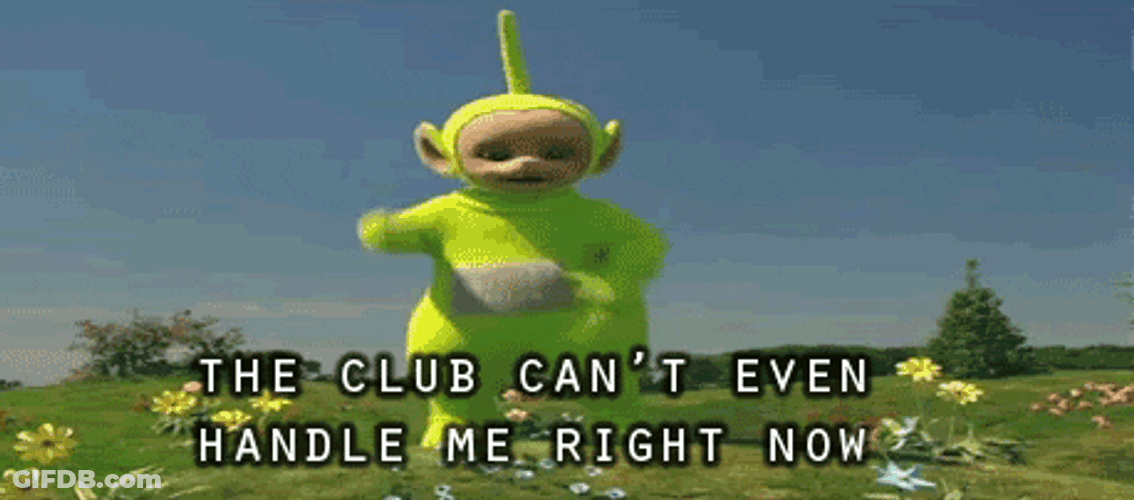 Dipsy Teletubbies Funny Dance GIF