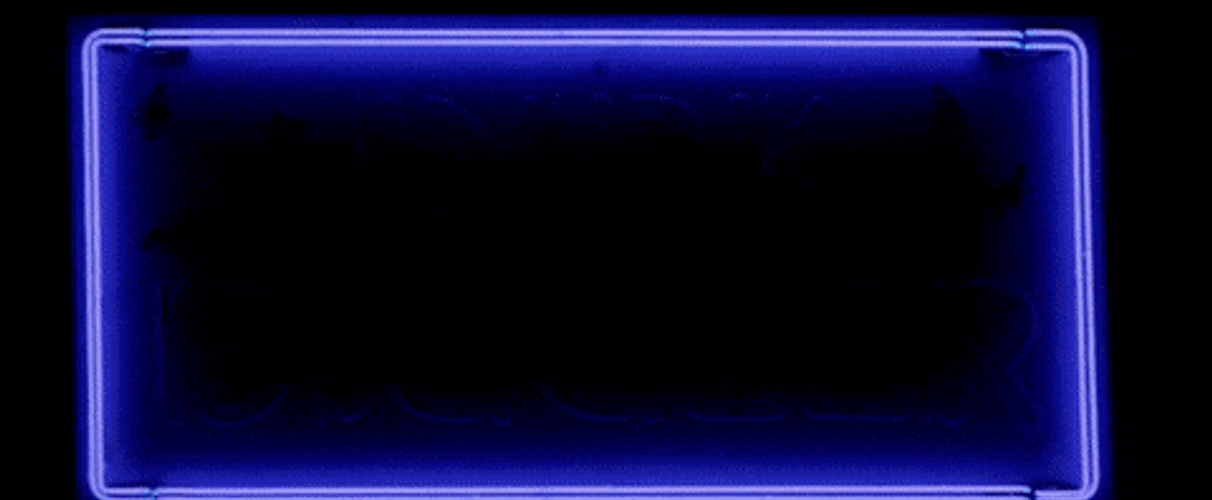 Dirk Diggler Burning Neon Sign GIF