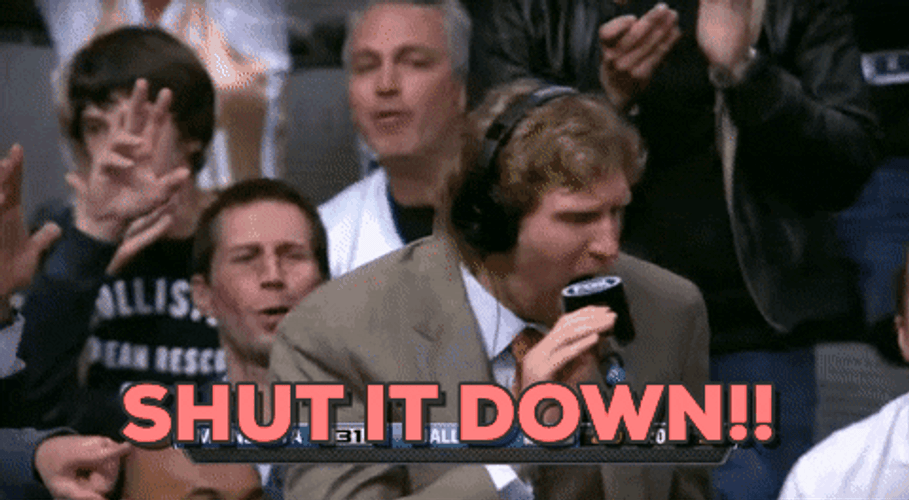Dirk Nowitzki Shut It Down GIF
