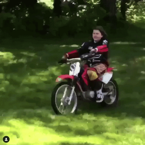 Dirt Bike Front Wheelie Exhibition GIF