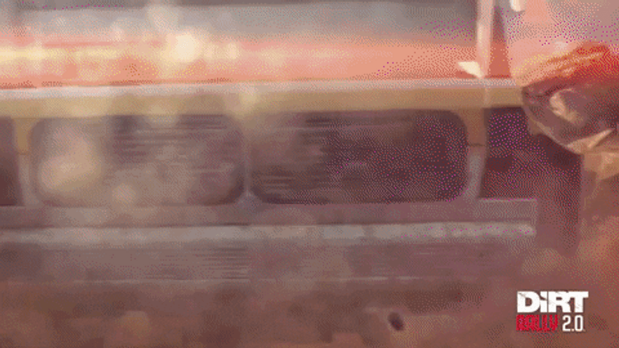 Dirt Rally Fast Racing Overtake Cars Compilation GIF