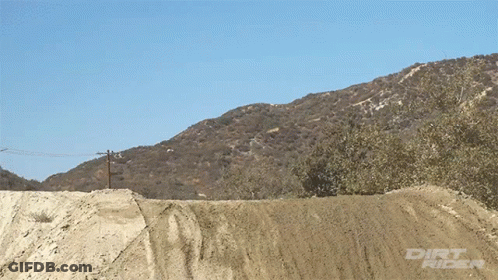 Dirt Rider Doing Trick GIF