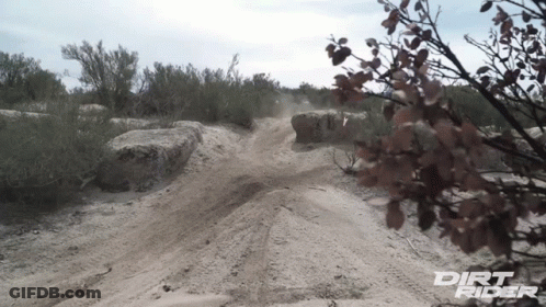 Dirt Rider On Dirt Road GIF